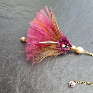 Sautoir La Danseuse Framboise
